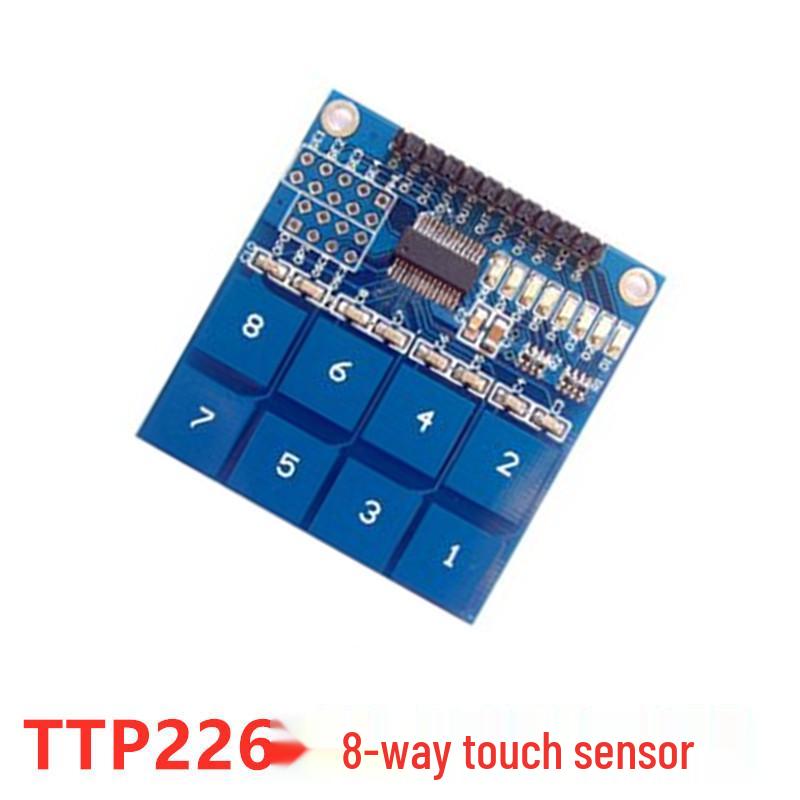 TTP223/224/226 Multi-Channel Touch Sensor Module: Key Light Switch with Self-Locking & Jog Modes