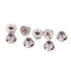 8PCS Metal M4 Wheel Lock Nut Flange Nylon Lock Nuts for   Typhon 1Celsius10 RC Car Parts
