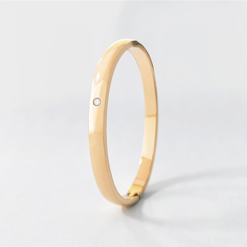 

Браслет с одним бриллиантом и защелкой Браслет для пары