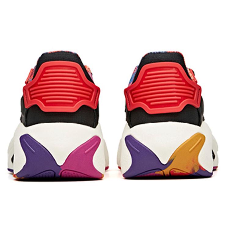 Anta Life Collection Super Body Slip Resistant Abrasion Resistant Low top Skateboard Shoes Men's Black Red 112118083-4