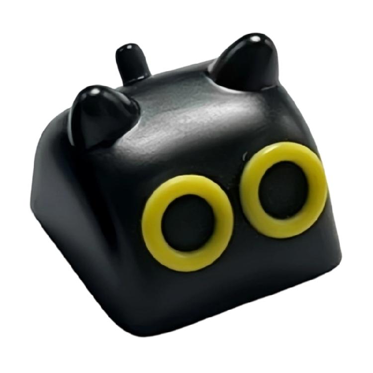 

Креативні мультяшні кошенята Keycaps Довговічність Конструкція з смоли Для механічних клавіатур Перемикачі Багатоколірні чорний/жовтий