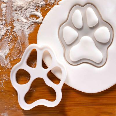 Modern Biscuit Mould Easily Demoulding DIY Baking Cat Paw Print Cookie Mould for Bakery