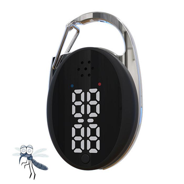 

M60 Пряжка для отпугивания комаров Уличный ультразвуковой электронный отпугиватель комаров чёрный