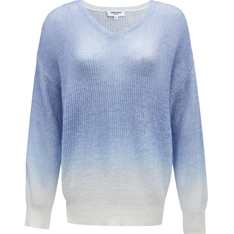 

VEROMODA Women s V-Neck Gradient Knit Sweater S