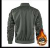 Men's MA-1 Loose Fit Windproof Stand Collar Baseball Jacket - Thickened Winter Outerwear