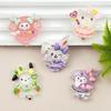 Sanrio Cartoon DIY Luminous Resin Accessories: Cream Glue Handmade Hair Clip, Keychain, Refrigerator Magnet, Phone Ornament.