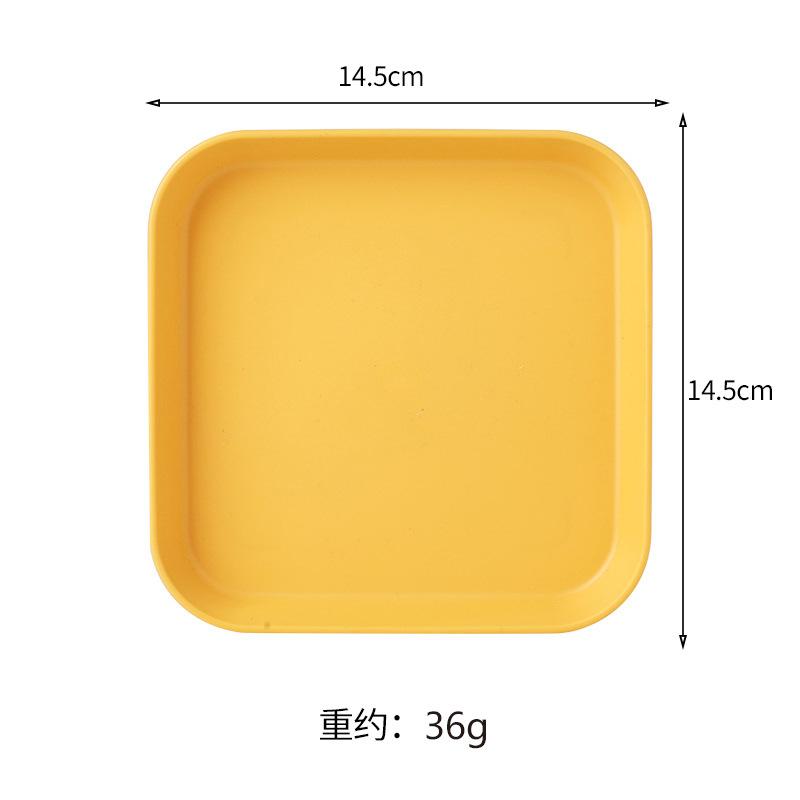 

Японская пластиковая тарелка для закусок, домашний обеденный стол, блюдо для вертела, маленькие круглые тарелки, закуски для торта, фруктовое блюдо, поднос для хранения, диск