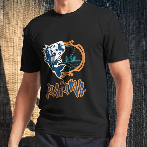 Men s and Women s T-shirts fishing the sea M