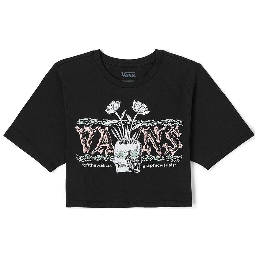 

New Vans T Shirts Women s Black VN000GGDBLK S