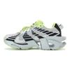 FILA Space Fabric Synthetic Leather TPU Comfortable Versatile Low-Top Casual Shoes Men sneaker Green Gray F12M314103FVA
