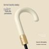 MAYDU 16-Rib Large Manual Straight Umbrella - Water-Activated Pattern