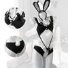 Exotic Sets Bunny Girl Uniform Sexy Lingerie Open Chest Clothing Role-Play Suit Temptation Clothing Cute Girl Lolita Maid Outfit