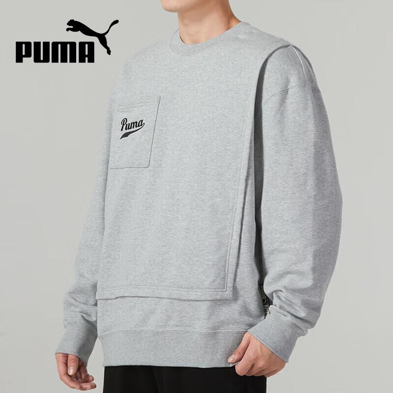 Унисекс свитшот PUMA с вставками и круглым вырезом S