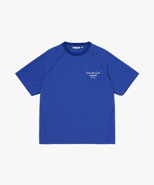 GOALSTUDIO Air Through Short Sleeve Wind Pullover-Blue