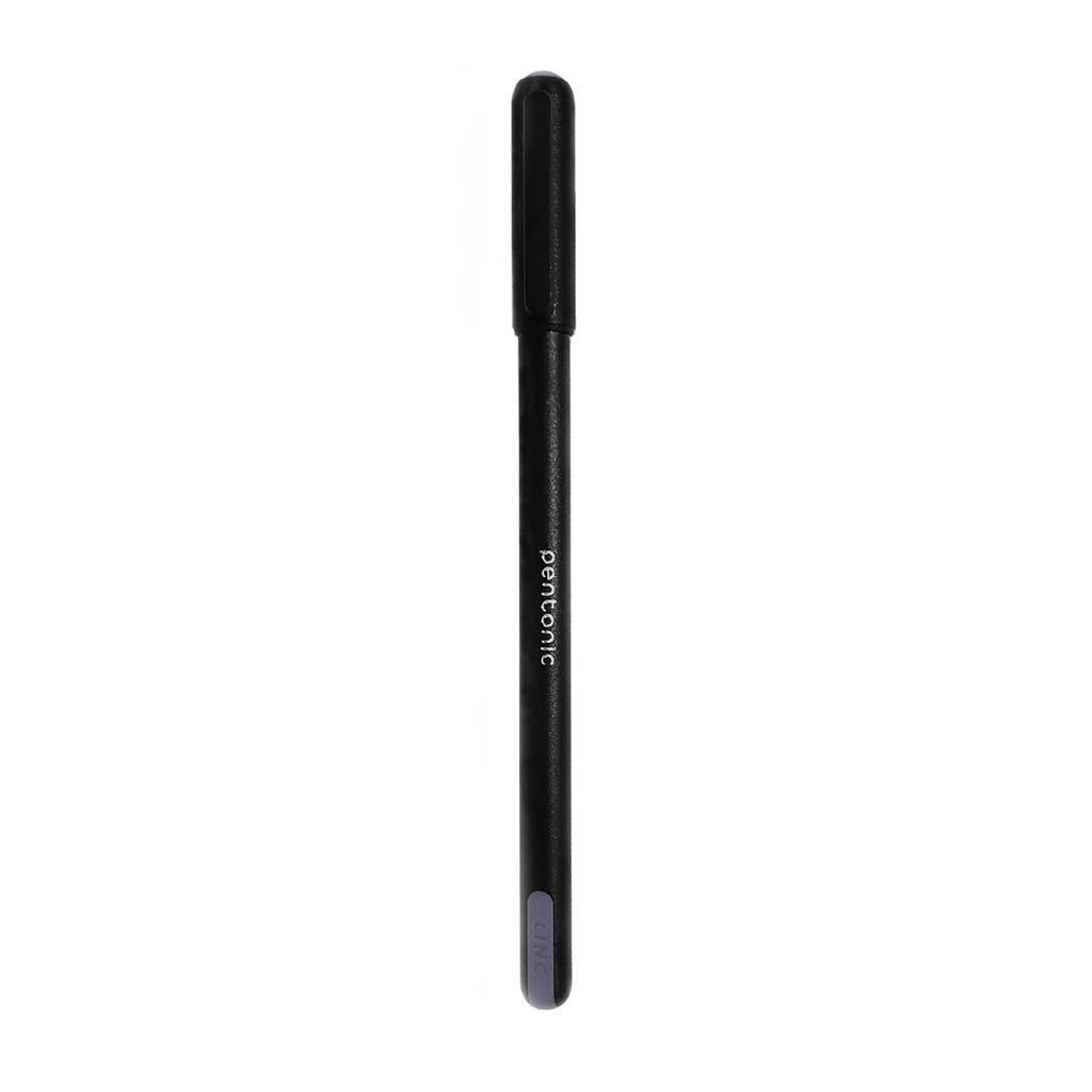 Pentonic 0.7mm Ball Point Pen Pack of 1 X 10pcs | Black Body with Blue & Black Ink | Smooth Writing for Office, School & Home