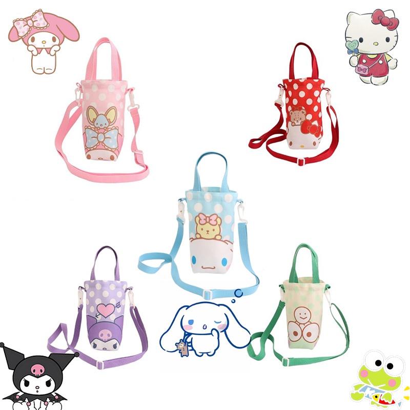 Cute Cartoon Girl Heart Water Cup Sleeve With Carry Bag For Kids