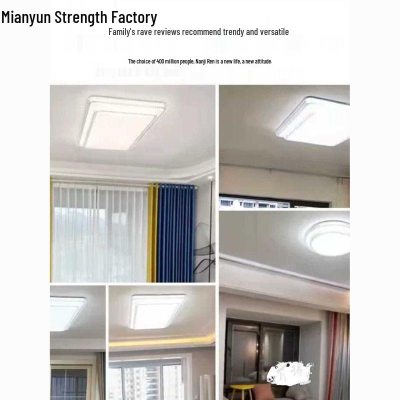 Modern Faux Crystal Round Ceiling Lamp Fixture for Living Room or Bedroom