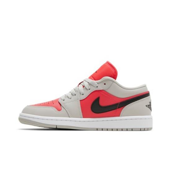 Air Jordan Wmns Air Jordan 1 Low Light Iron Ore Siren Red DC0774-060