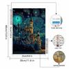 Full Round Diamond Painting The Psychedelic Castle Art Rhinestone Picture Mosaic DIY 5D Cross Stitch Embroidery Home Decoration