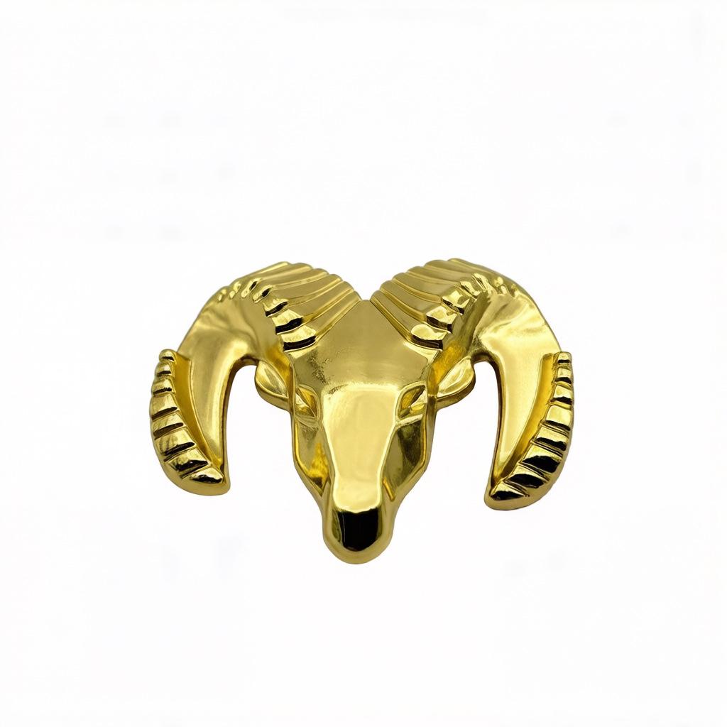 

Dodge Journey & Caliber Sheep Head Metal Car Sticker Badge