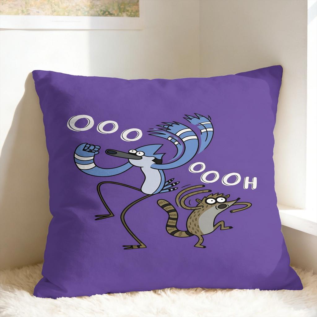 RRegular Show Pillow Case Comfy Pillow Cover Fashion Pillowcases For Living Room Sofa