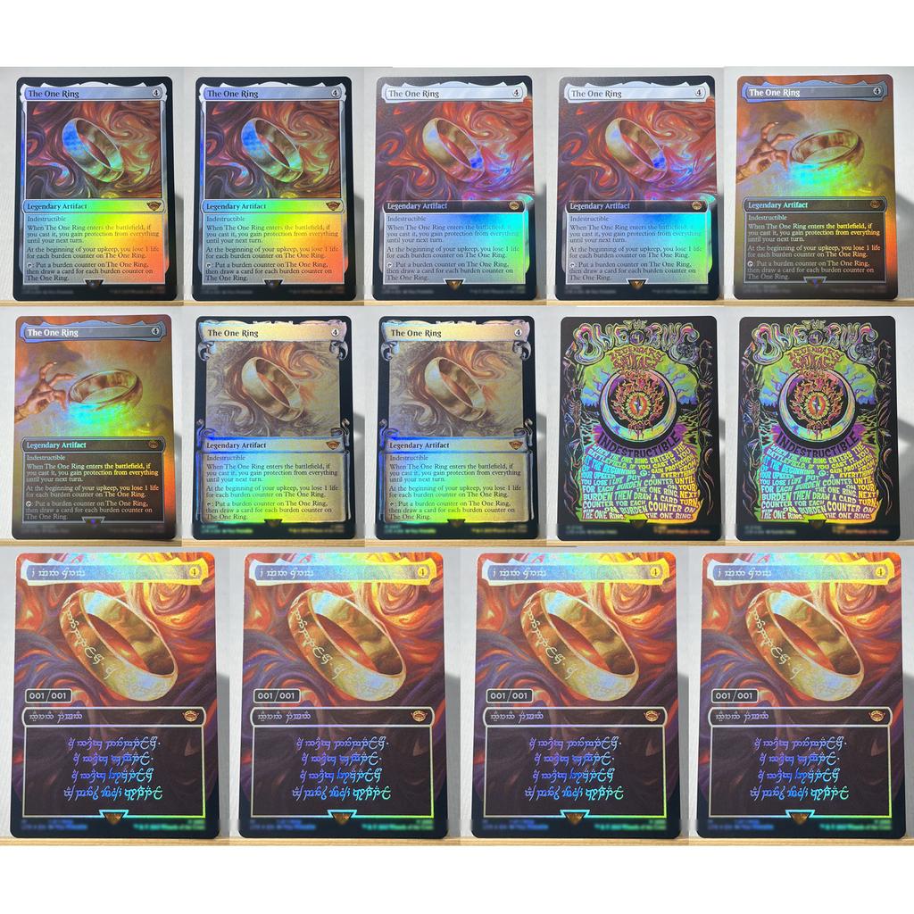 LTR LTC FOIL3--002 Tcg Proxy Magical Cards Cabal Coffers The Great Henge Ancient Tomb The One Ring Pact of Negation Gathering