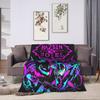 VOX H-Hazbin Hotel Alastor Game Blanket Quality Soft  Throw Blanket Winter Decorative Living Room Fluffy Bedspread