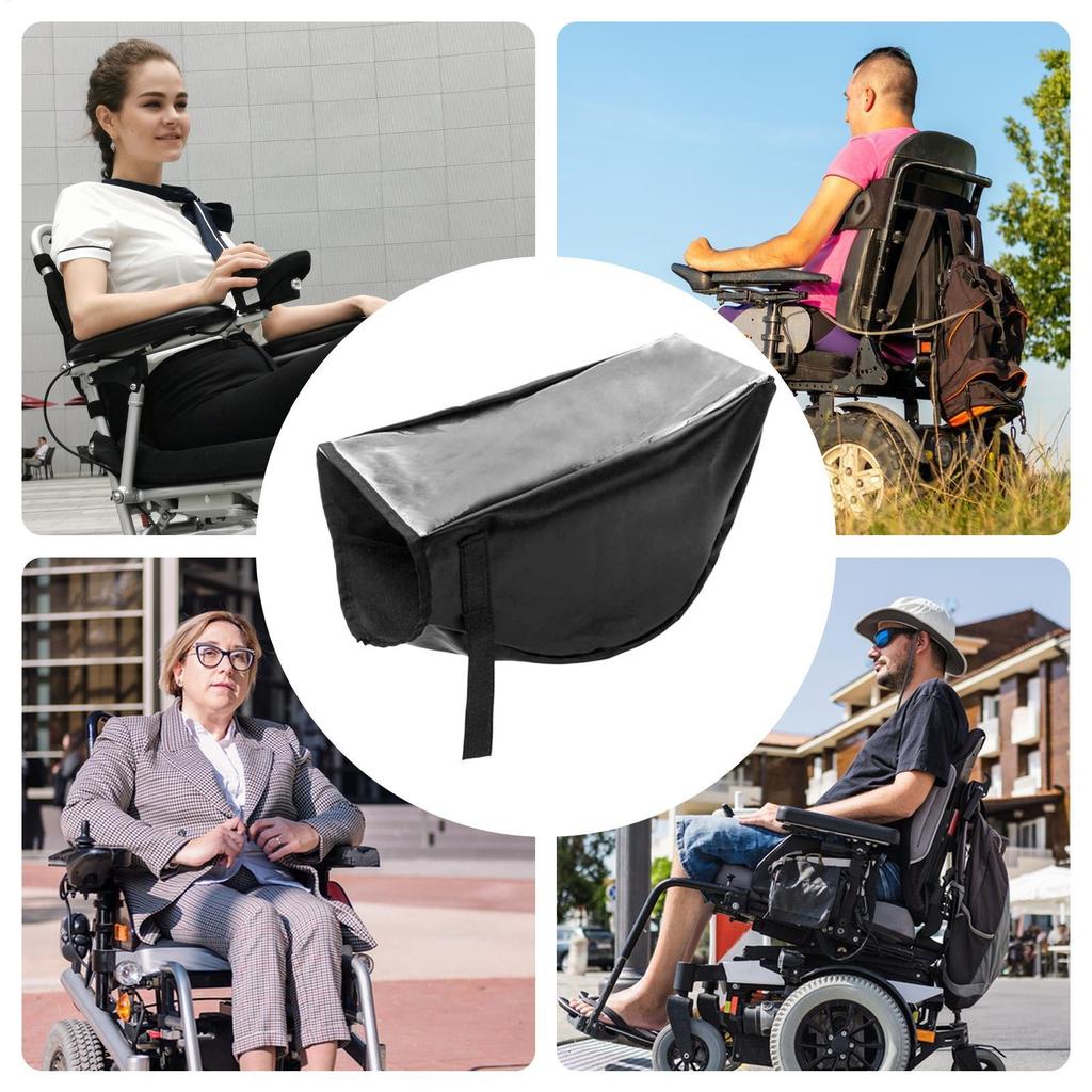 Power Wheelchair Armrest Cover Rainproof Wheel Chair Armrest Protector Wheelchair Controller Protective Cover For Handicapped