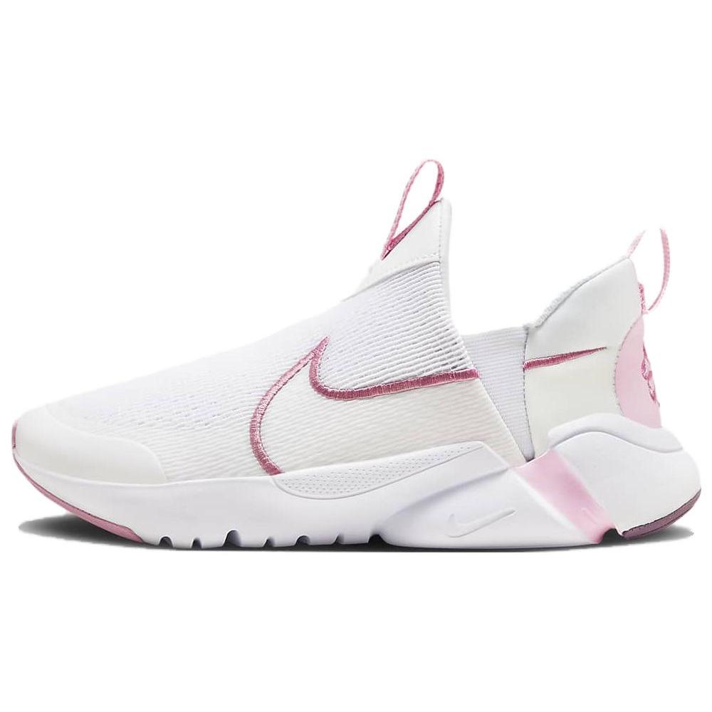 New Nike Flex Plus Slip Resistant Cushioning Rebound Breathable Low Top Kids' Running Shoes White Pink Teenagers DV8999-100