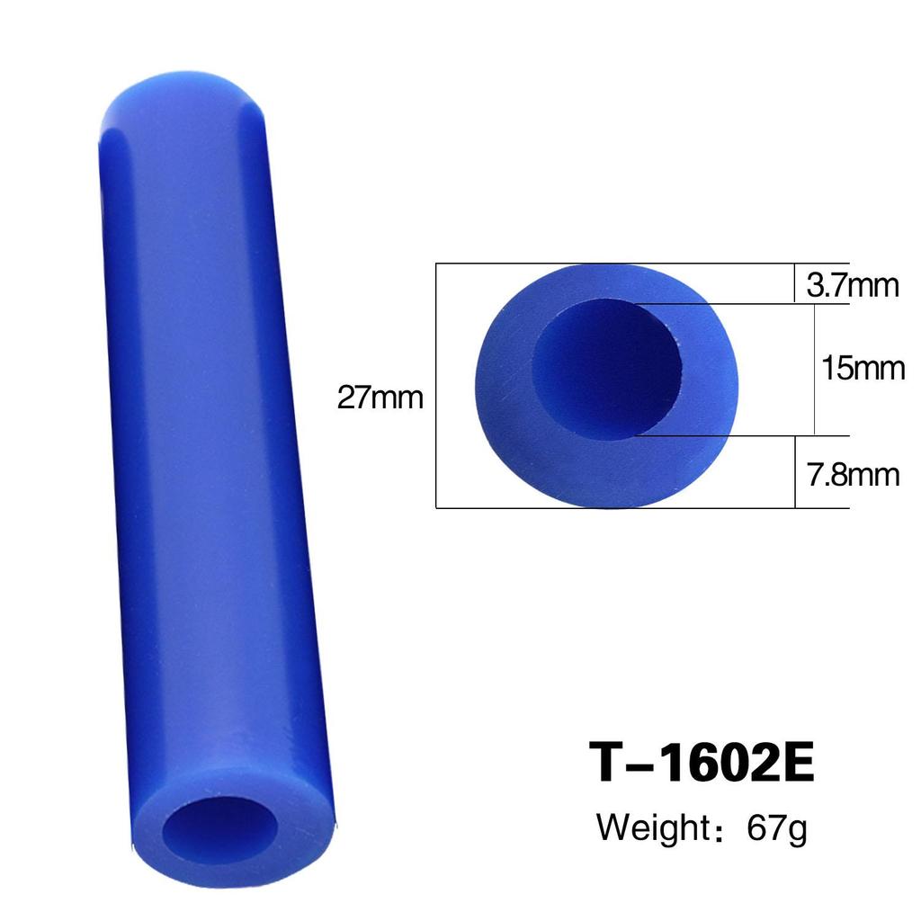 Carving Wax Ring Tube for Making Rings Mold Hard Wax Blank Large Flat Side Tube Blue Color