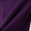 INCERUN Menn Lapel Langermet Front Cross Belte Kort Blazer Casual Jakker