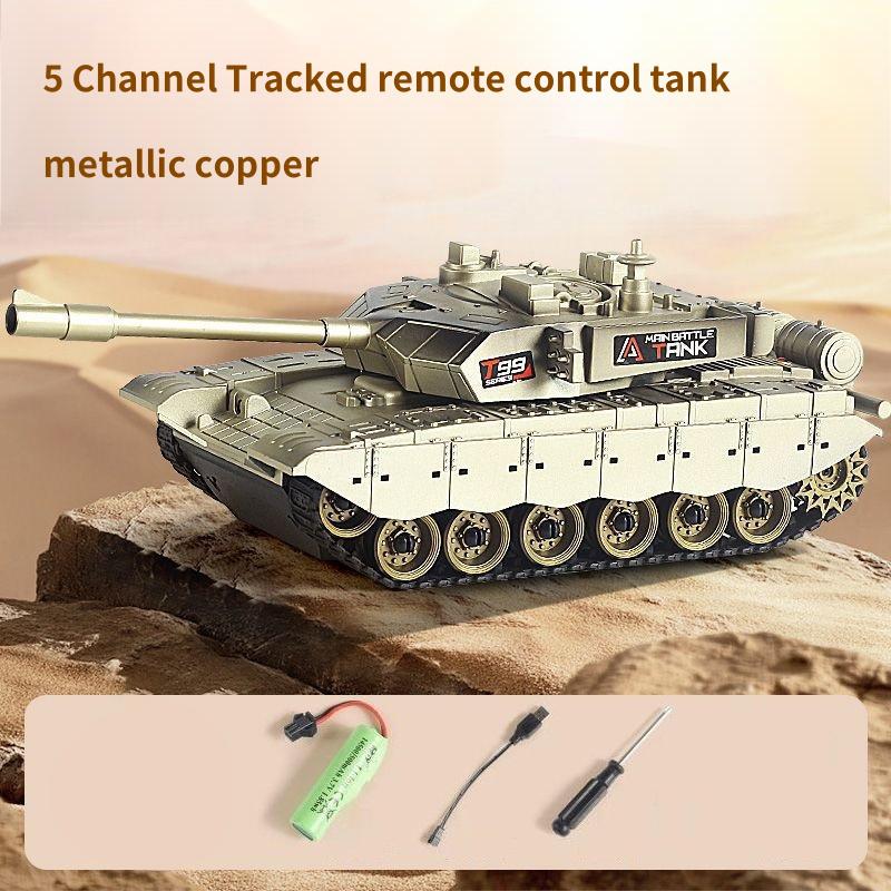Non-Toxic 5Ch/11Ch Tracked Remote Control Tank Rc Car Toy With Sound Light Radio-Control Clawer Vehicle Children Electric Toys Children Gifts