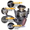 2026 Spinning Reel Fishing Reel Lure Reel All-Metal Spinning Reel Fishing Rod Fishing Tackle 5.2:1 Ratio 8-13KG Drag Power Corrosion Resistant