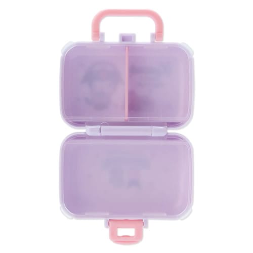 Sanrio Medicine Case, Pill Case, Supplement Case, Blueberry, Live, Oshikatsu, Bandage, Purple, Polypropylene, Kuromi, Kuromi-chan, Character, with Inn