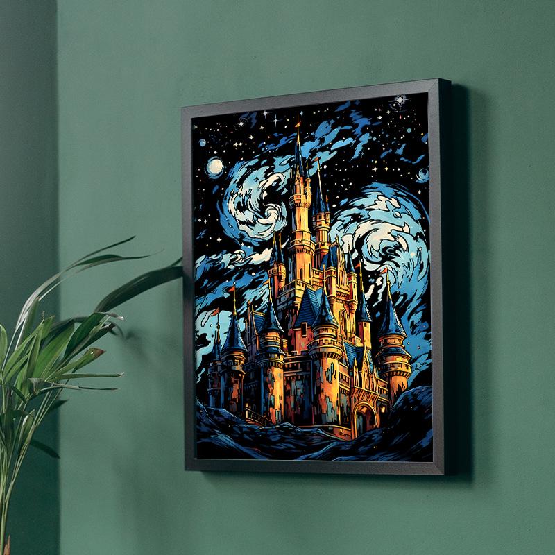Yuelu Scratch Night Glow A3: Adult DIY Creative & Educational Scratch Art Paper.