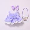 Hasentasche Labubu Puppenkleid Schleife 17cm Plüschpuppen Kleidung Baumwollpuppen Zubehör