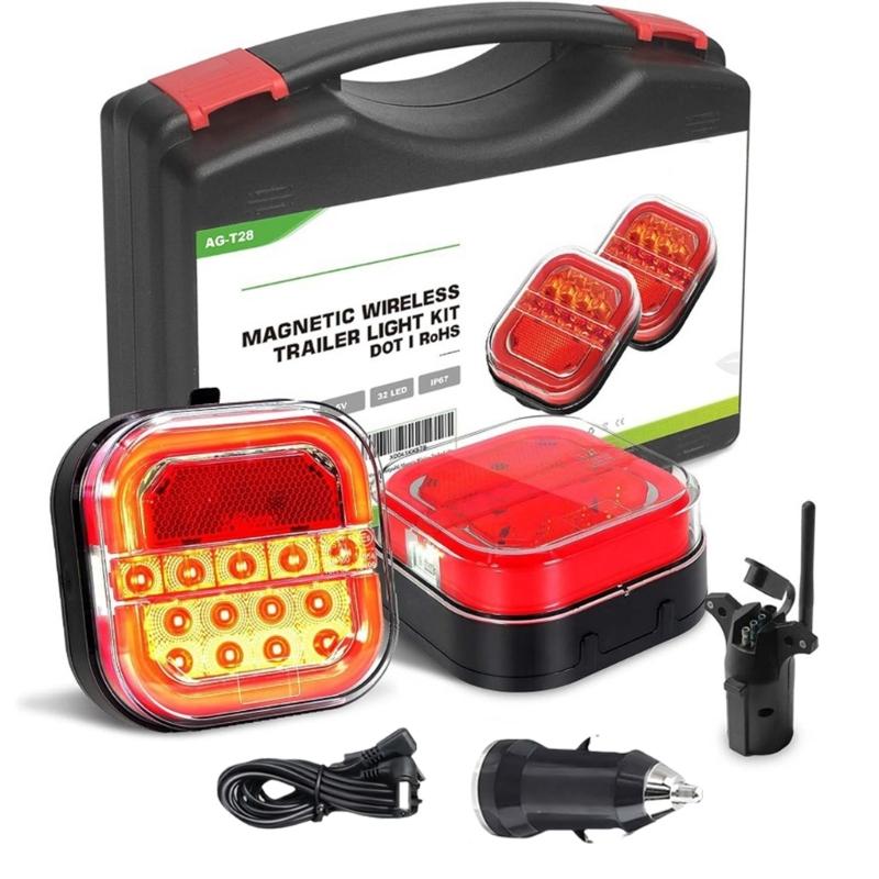 

ABS LED Work Light With Strong Magnet Base And IPX7 Waterproof For Trailers And Semi Trailers 1