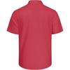 Polyester Fiber Men's Short Sleeved Shirt Casual Lightweight Button Up Shirt Beach Vacation Summer Top with Pocket