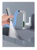 Gunmetal Multifunctional Pull-Out Basin Faucet for Bathroom