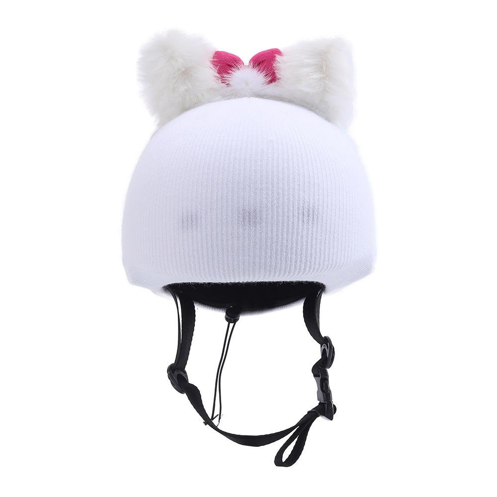 Cute Cartoon Ski Helmet Cover Multifunctional Outdoor Sports Windproof Warm Hat Fun Decorative Wool Hat