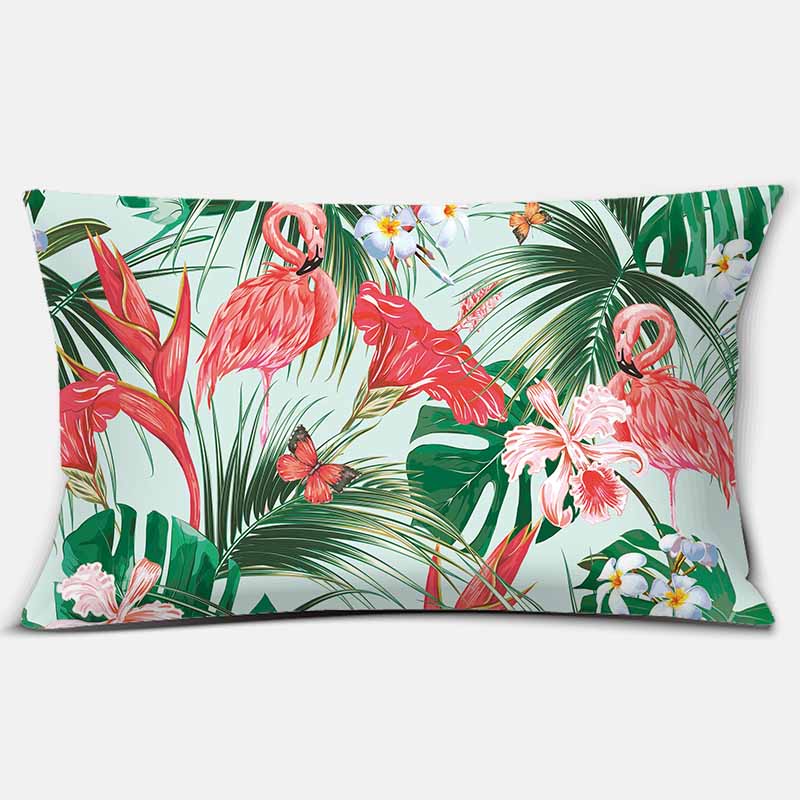 

Модное растение Фламинго украшение дома автомобильный диван наволочка 30 см * 50 см