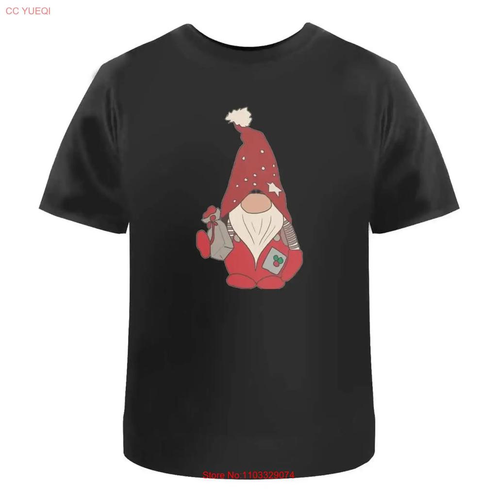 Christmas gnome with present T Shirt 100 Cotton S 2XL TA040459 vintage Washed Stylish Slightly Breathable Stretched graphic
