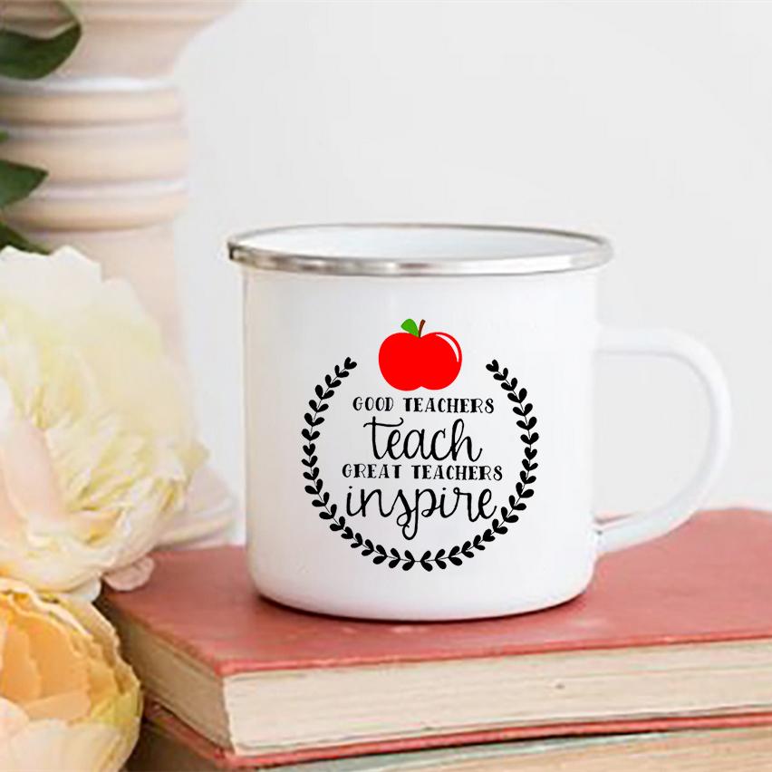 Unterrichten Es Eine Herzensangelegenheit Druck Tassen Freunde Touristentasse Kaffeetasse Edelstahlbecher Niedlich Ungewöhnlich Teetasse Personalisiertes Geschenk