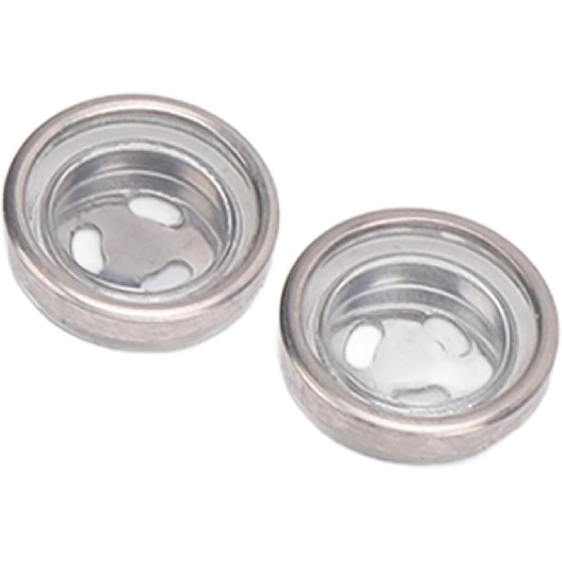 Bnineteenteam Brake Cylinder Reservoir Sight Glass, 10pcs Brake Master Cylinder Sight Glass with O Ring Motorcycle Brake Master Cylinder Window for