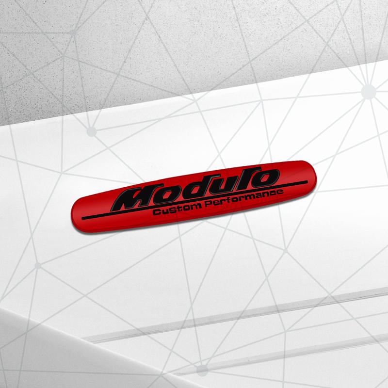 3D Auto Metal Modulo Moduro Badge Car Rear Trunk Emblem Sticker LOGO Decor For Honda Civic City Jazz Vezel Odyssey Accord Fit KU5