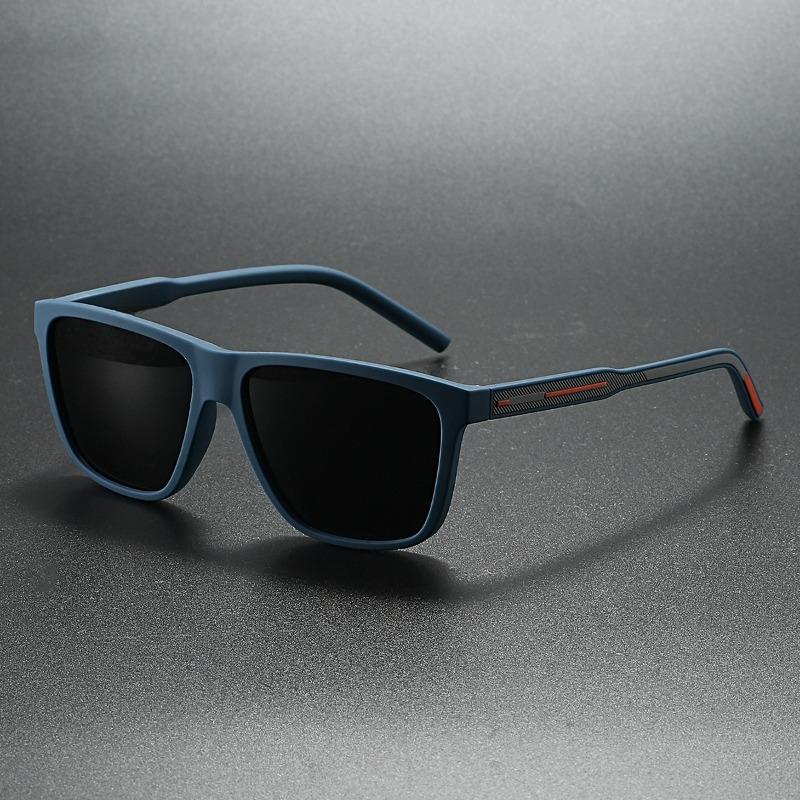 Non-polarized Fashion One-Piece Frame Square Frame Sunscreen Sunglasses Men Women Outdoor Travel Anti Strong Light Eyeglasses