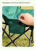 Tanli Outdoor Folding Moon Chair - Thickened Carbon Steel, Portable for Camping, Picnics, and Fishing