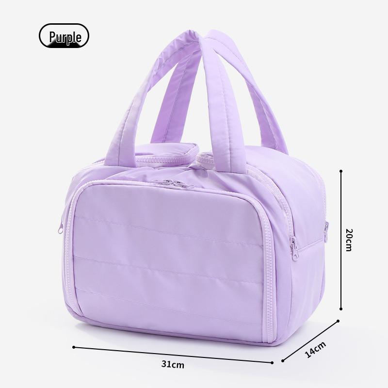 High-End Multi-Purpose Cosmetic Makeup Bag - Large Capacity, Portable Travel Toiletry Storage Pouch