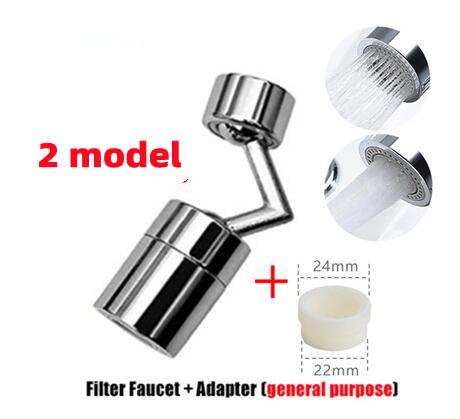 1080° Tap Nozzle Splash Filter Faucet 720° 2 Modes Swivel Sink Aerator Extender For Kitchen Toilet Wash Basin Water Tap Nozzle