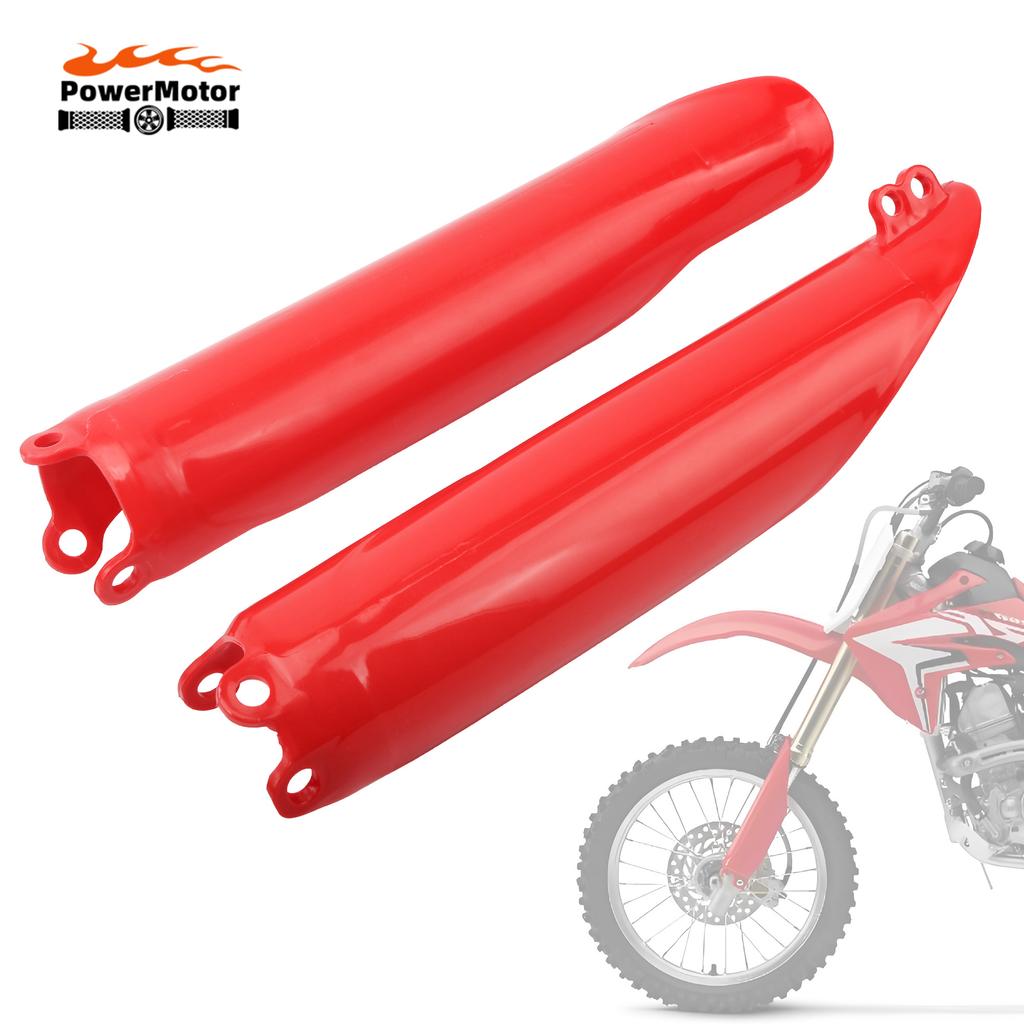 Motorcycle Plastic Fork Guard Front Fork Tube Frame Cover For Honda CRF CR 125 250R 250 450 X RX CRF250 CRF450 CR125